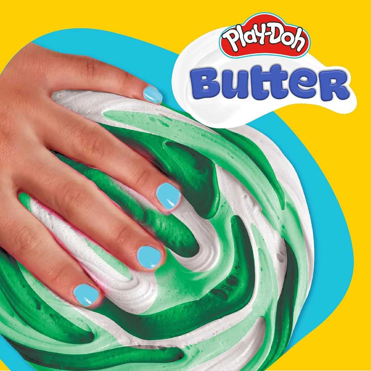 Play-Doh Scented Slime for Kids, Green & White Mint Chocolate Scent, Butter