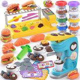 Farm Animals Color Dough Toys for Kids Ages 2-4-8, Big Red Barn Farm Playset with Animal Figures Clay Dough Modeling Tools, Art Crafts Toddler Learning Toy, Ideal Christmas Birthday Gifts