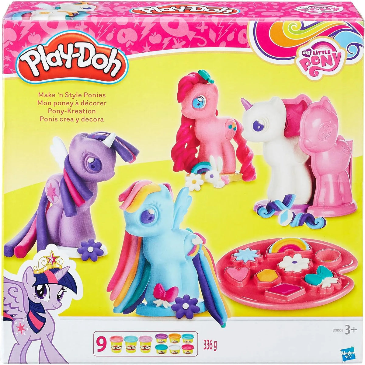 Play-Doh Make & Style Ponies Set, My Little Pony Toys and Figures, Kids Arts and Crafts Playset (Amazon Exclusive)
