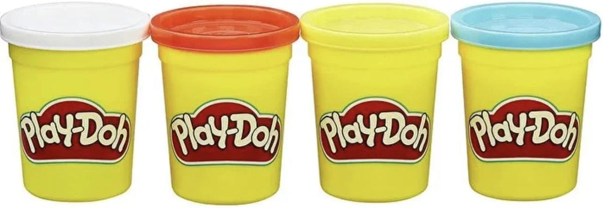 Play-Doh Tubs, Assorted, 25.4 x 6.3 x 7.1 Centimeters