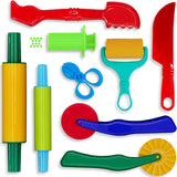 DIMROM Clay and Play Dough Tools Six Piece Set - Ages 3 & Up (18pcs)