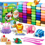 MuseLuxe Air Dry Clay - 64 Pack Modeling Clay Kit