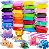 MuseLuxe Air Dry Clay - 64 Pack Modeling Clay Kit