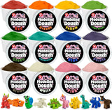 Hygloss Play Modeling Dough for Kids, Lime Green, 1lb, Unscented