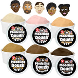 Hygloss Play Modeling Dough, Multicultural Skin Tones, Ivory, 5 lb